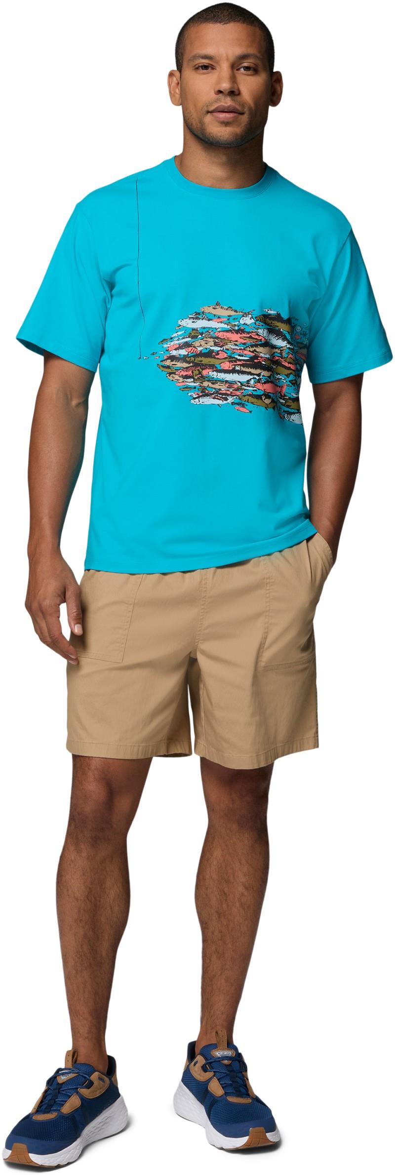 Bonefish Flats SS Tee - Mens - ocean teal 1