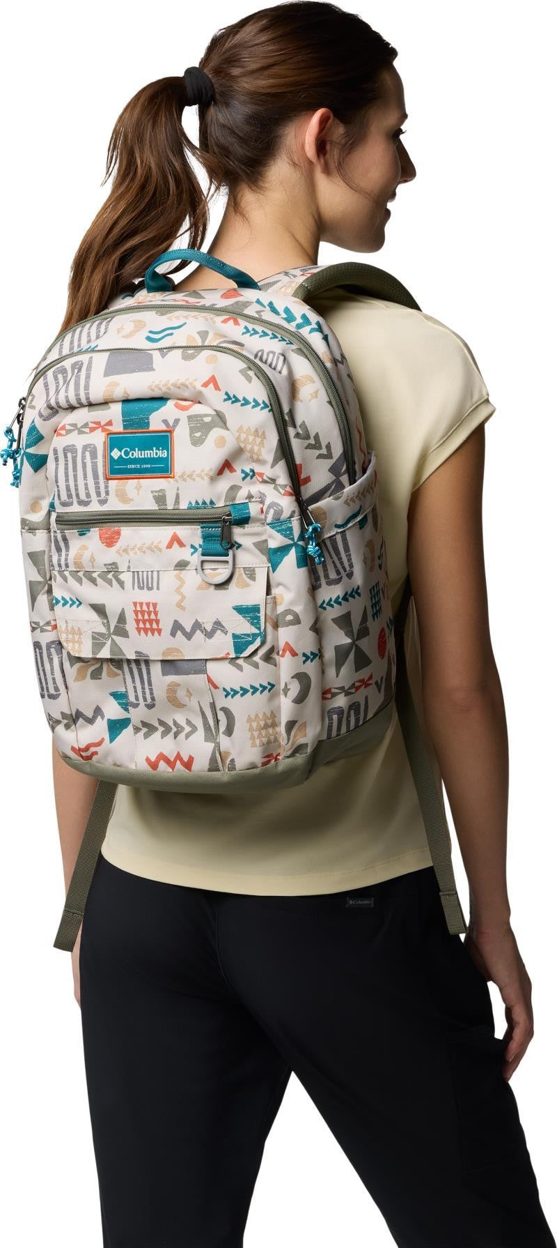 Buxton 26L Printed Backpack - dark stone outerbounds 1