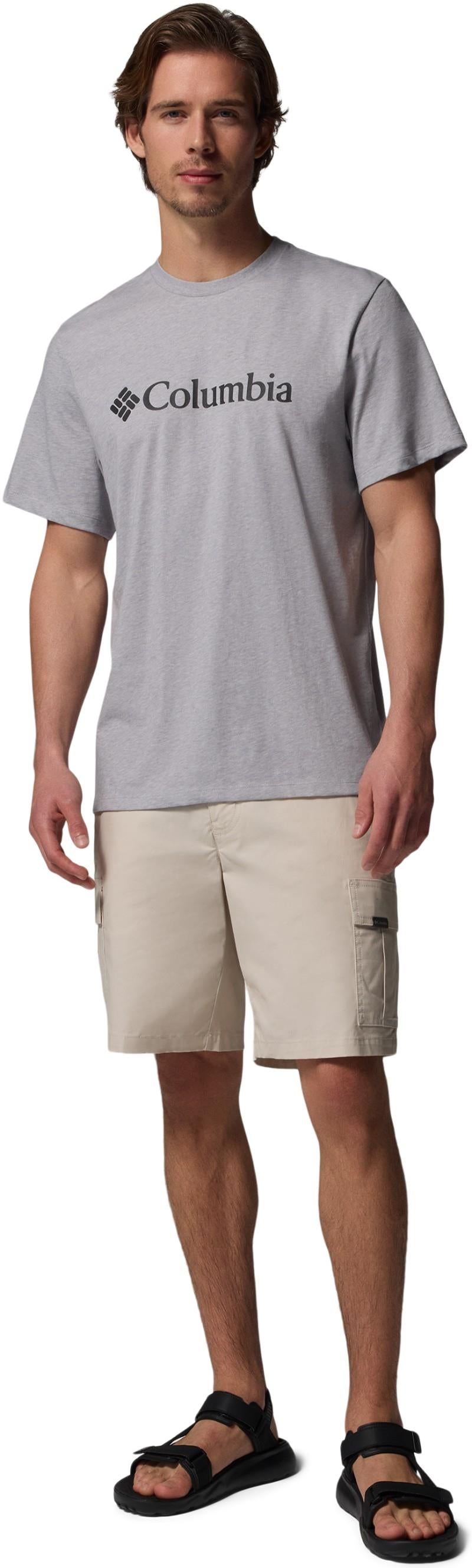 CSC Basic Logo Tee - Mens - columbia grey heather / gem columbia 1
