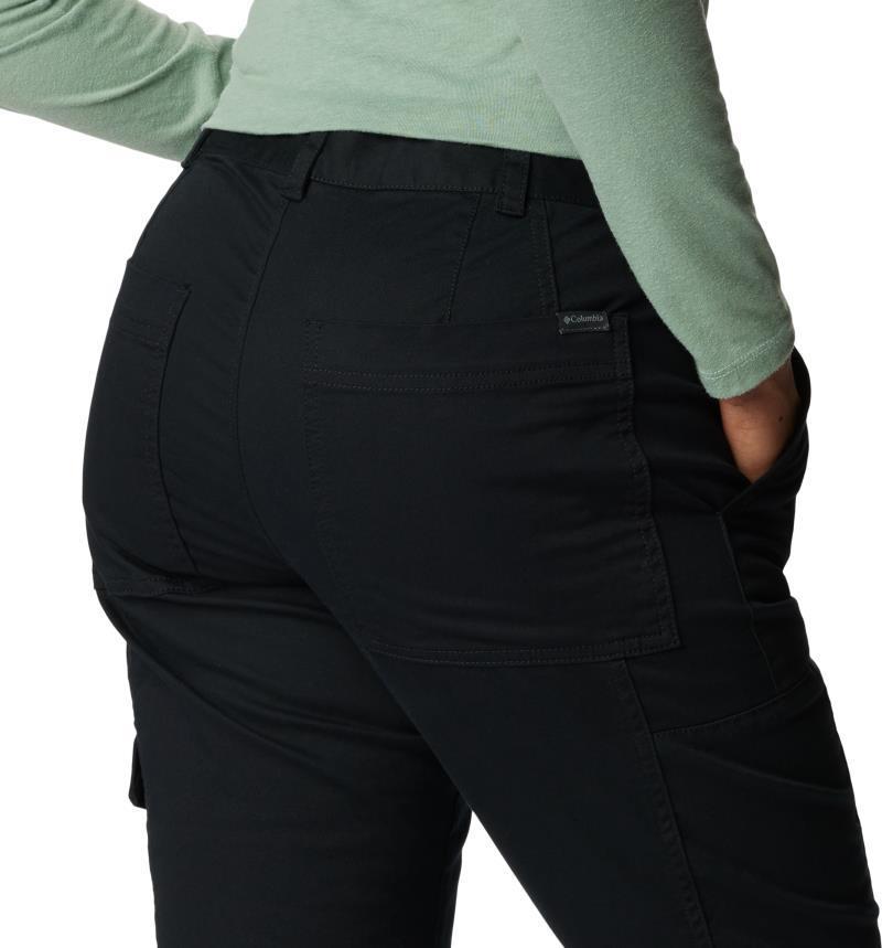 Calico Basin Cotton Pants, Reg - Womens - Black 5