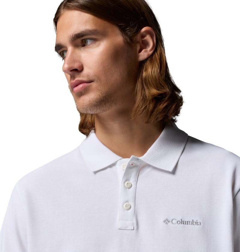 Carter Ridge Pique Polo - Mens - white 1