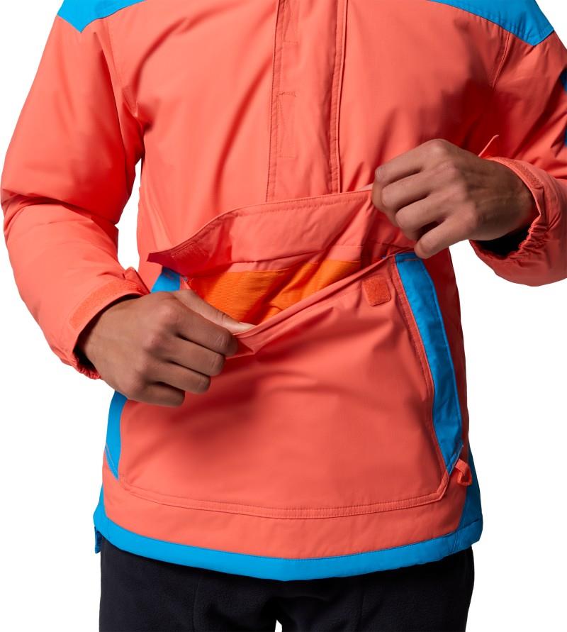 Challenger II Insulated Pullover - Mens - zing / compass blue 1
