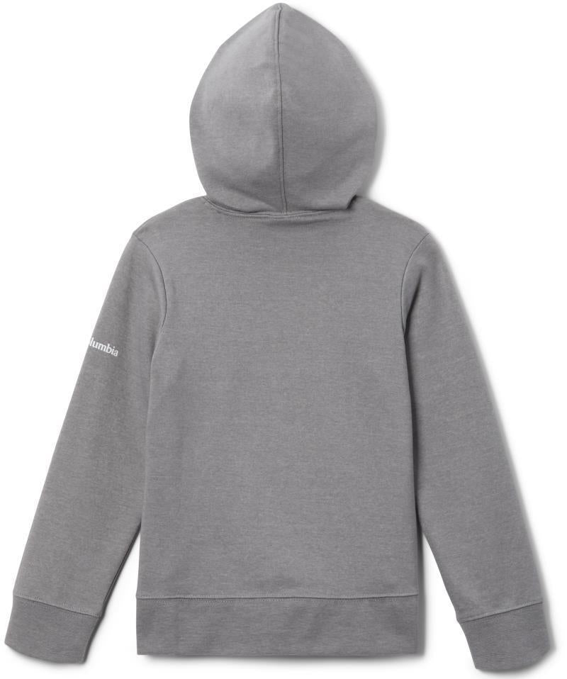 Columbia Trek French Terry Hoodie - Youth Girls - Light Grey Heather 2