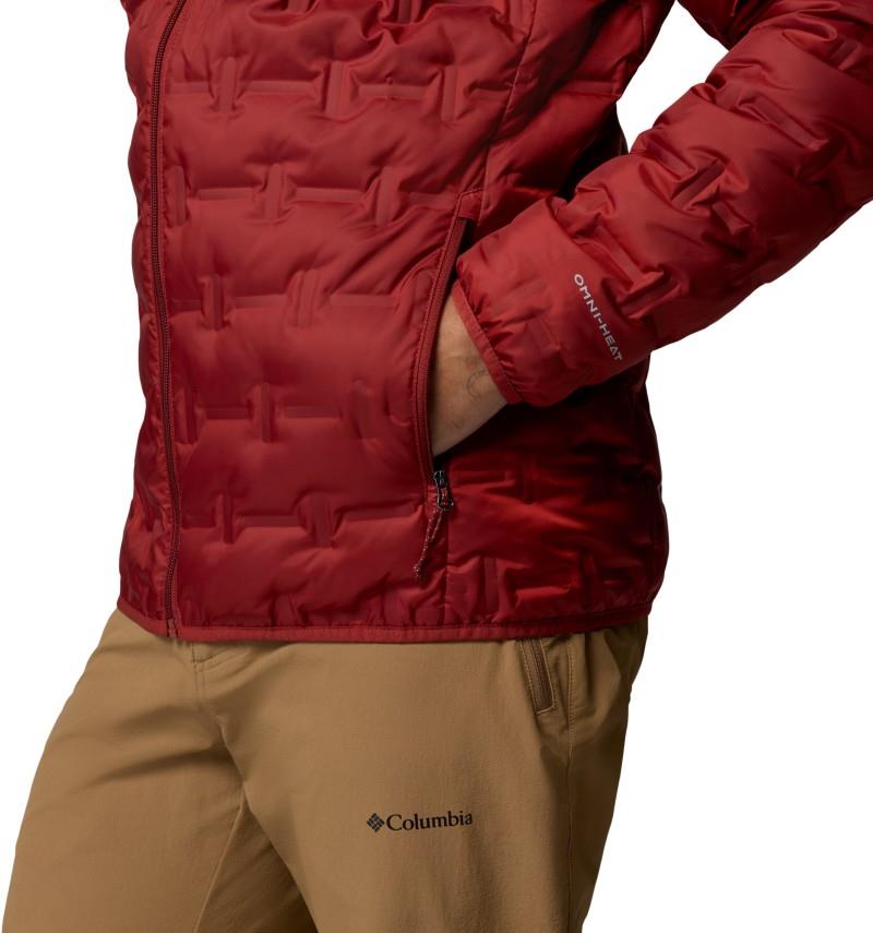 Delta Ridge II Down Hooded Jacket - Mens - red oxide 1
