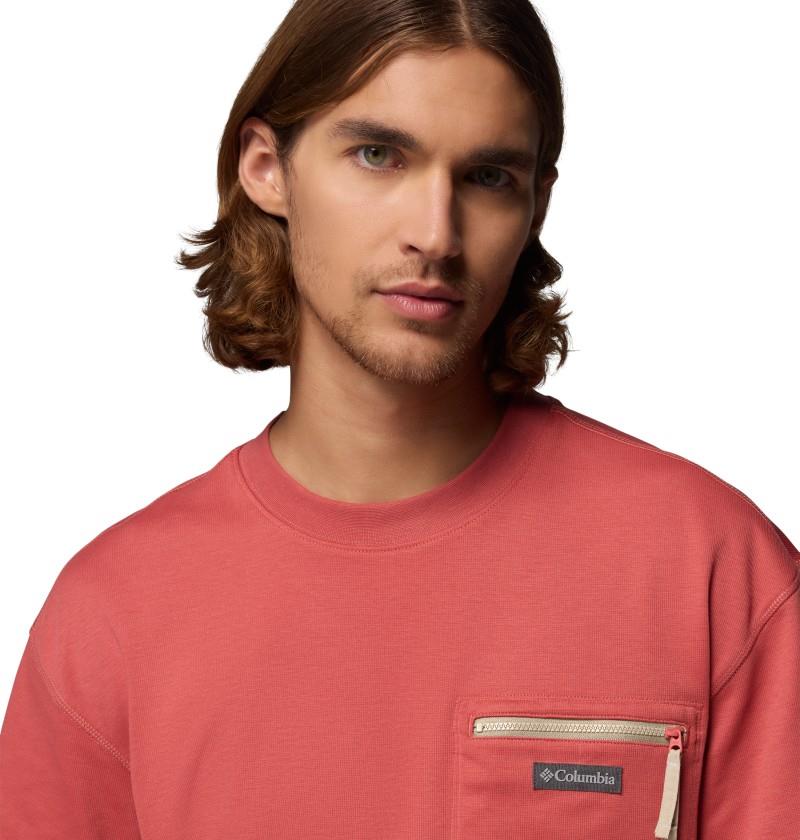 Echo Passage SS Crew - Mens - washed red 1