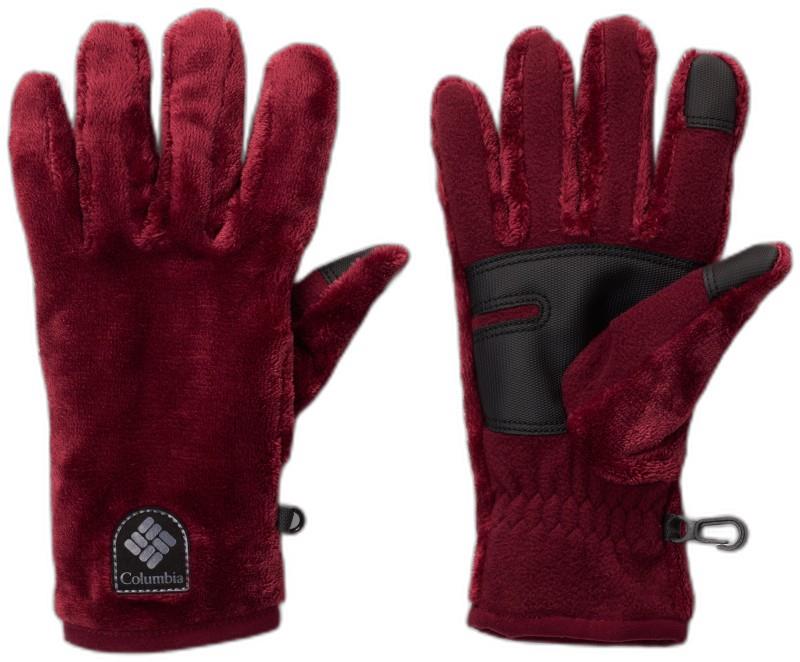 Fire Side Sherpa Gloves - Womens - rich wine 1