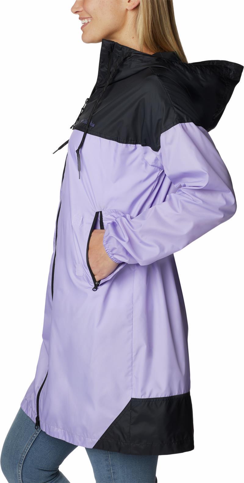 Flash Challenger Long Windbreaker - Womens - Frosted Purple / Black 6