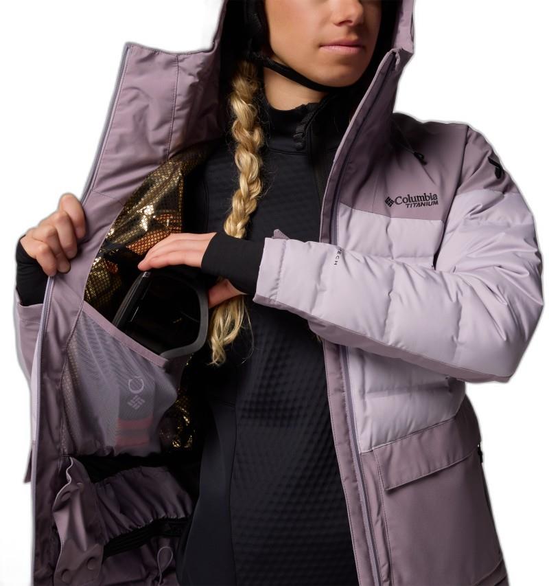 Glacier Ridge Down Jacket - Womens - shale purple / lavender pearl 1