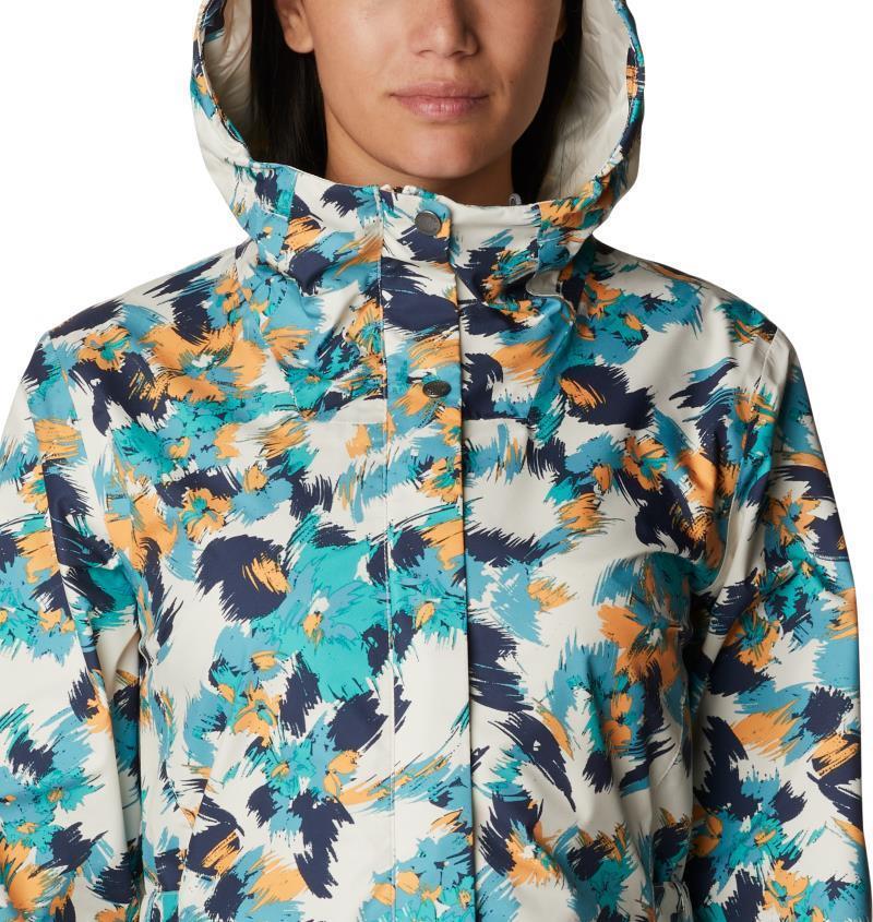 Here And There Trench Jacket - Womens - Chalk Typhoon Blooms Multi Print 6