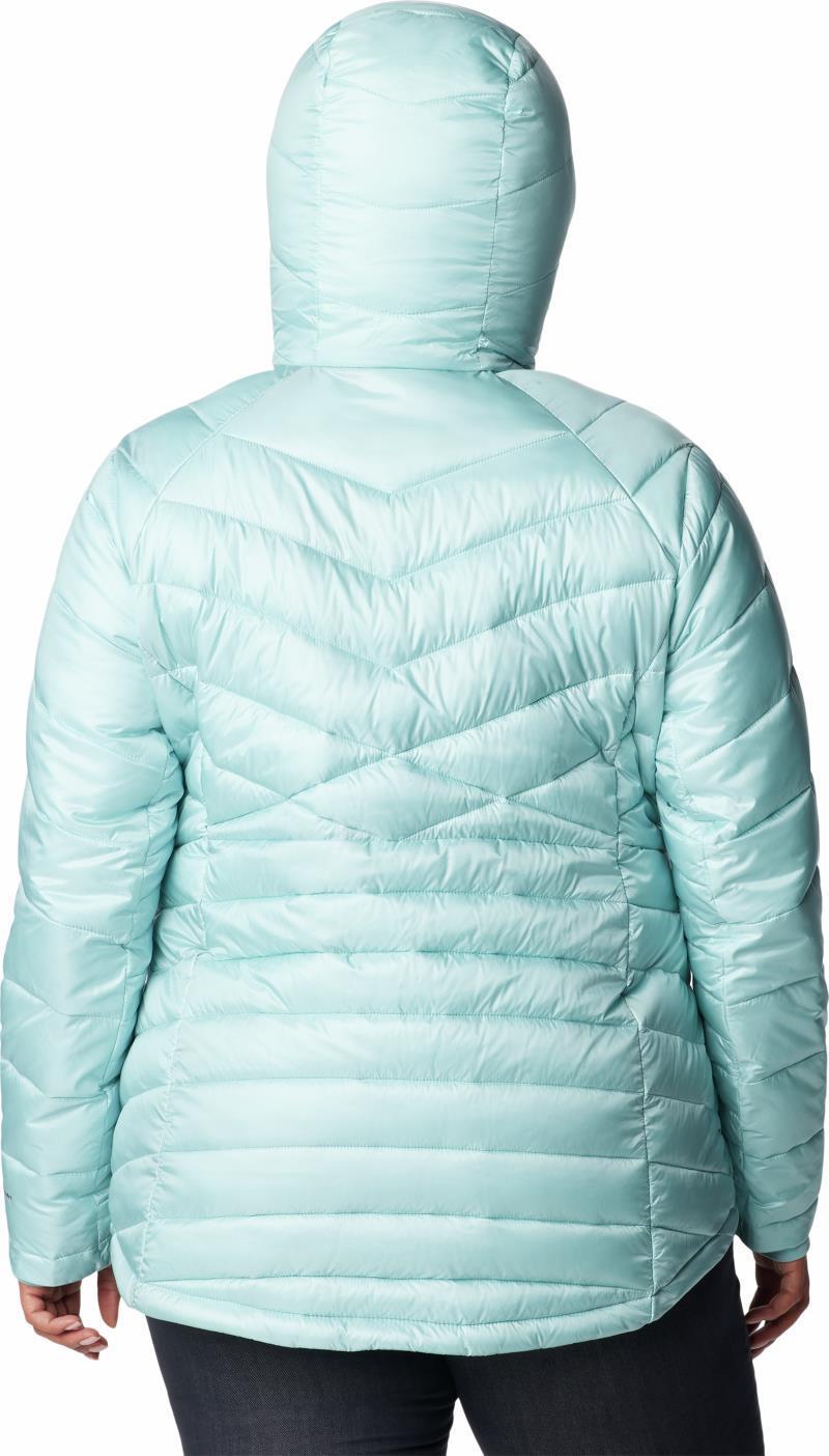 Joy Peak Hooded Jacket - Plus - Womens - Aqua Haze 2