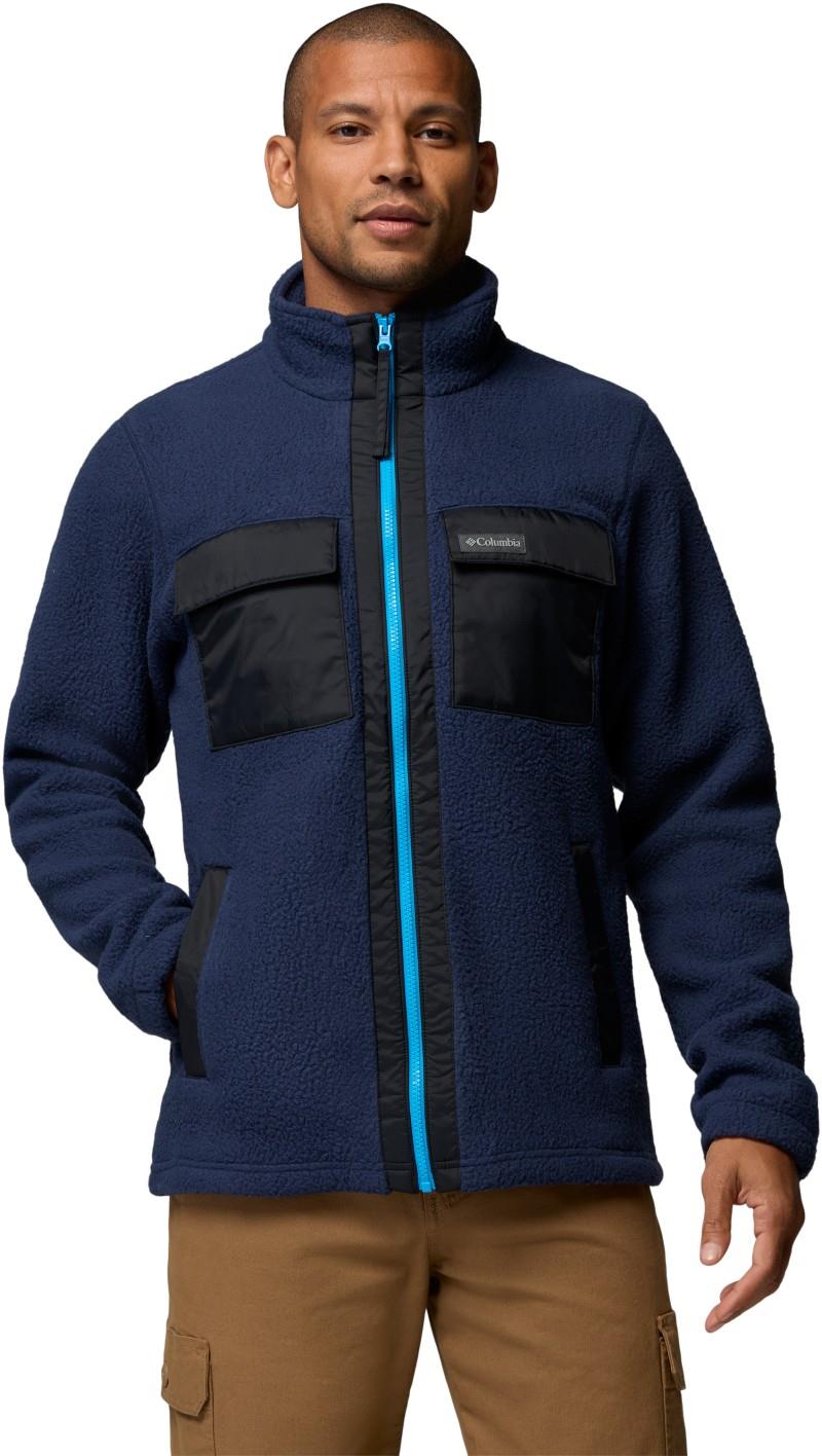 Juniper Peak Full-Zip Fleece, Extended - Mens - collegiate navy / black 1