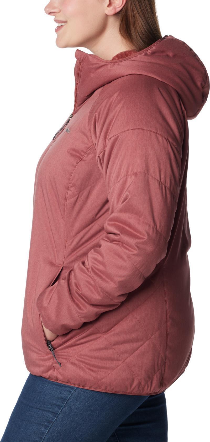 Kruser Ridge II Plush Softshell Jacket - Plus - Womens - Beetroot Heather 5
