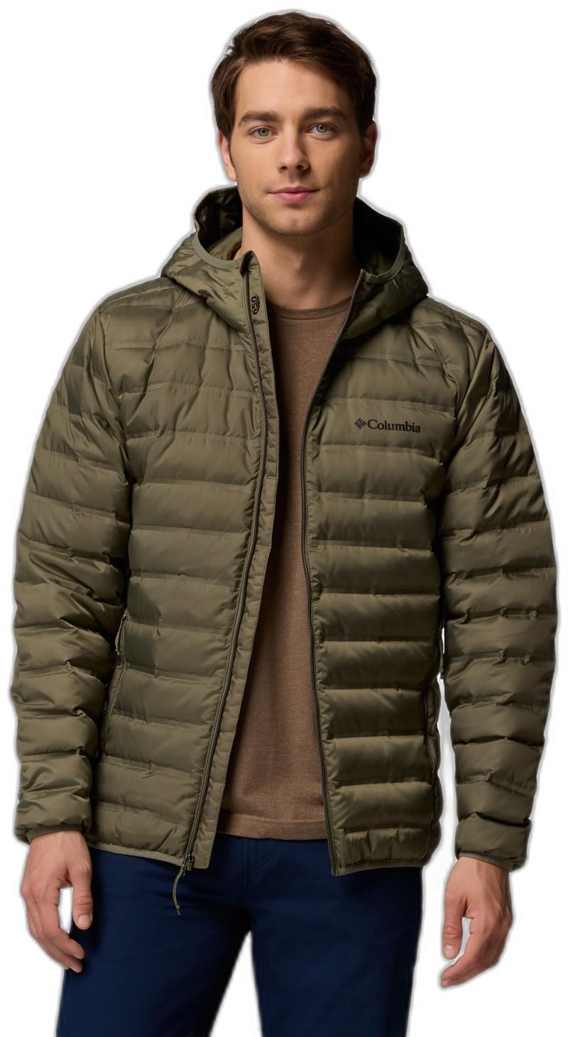 Lake 22 II Down Hooded Jacket - Mens - stone green 1