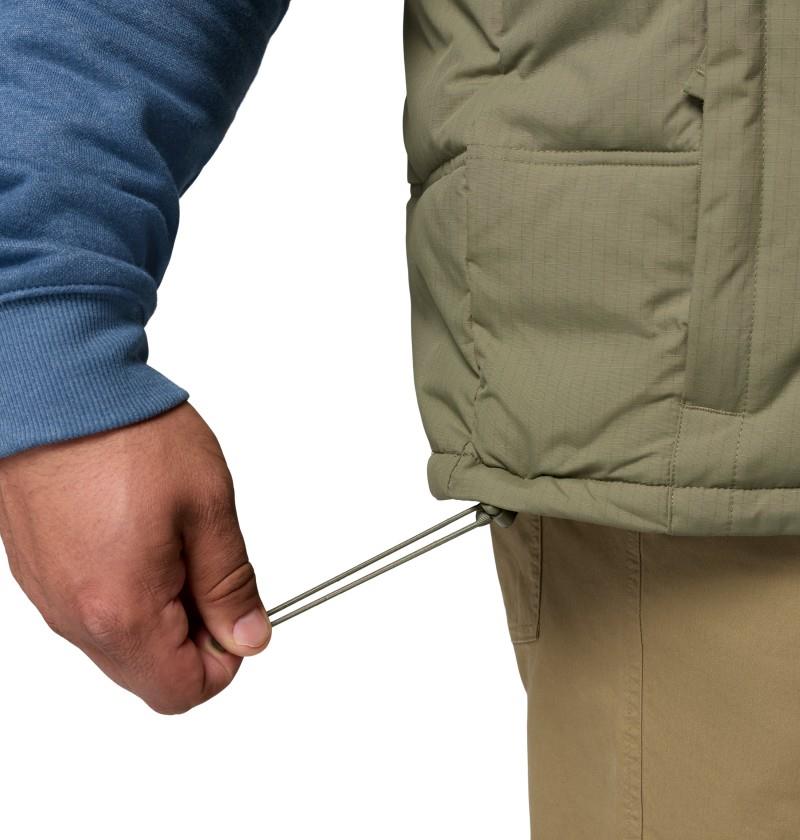 Landroamer Puffer Vest, Extended - Mens - stone green 1
