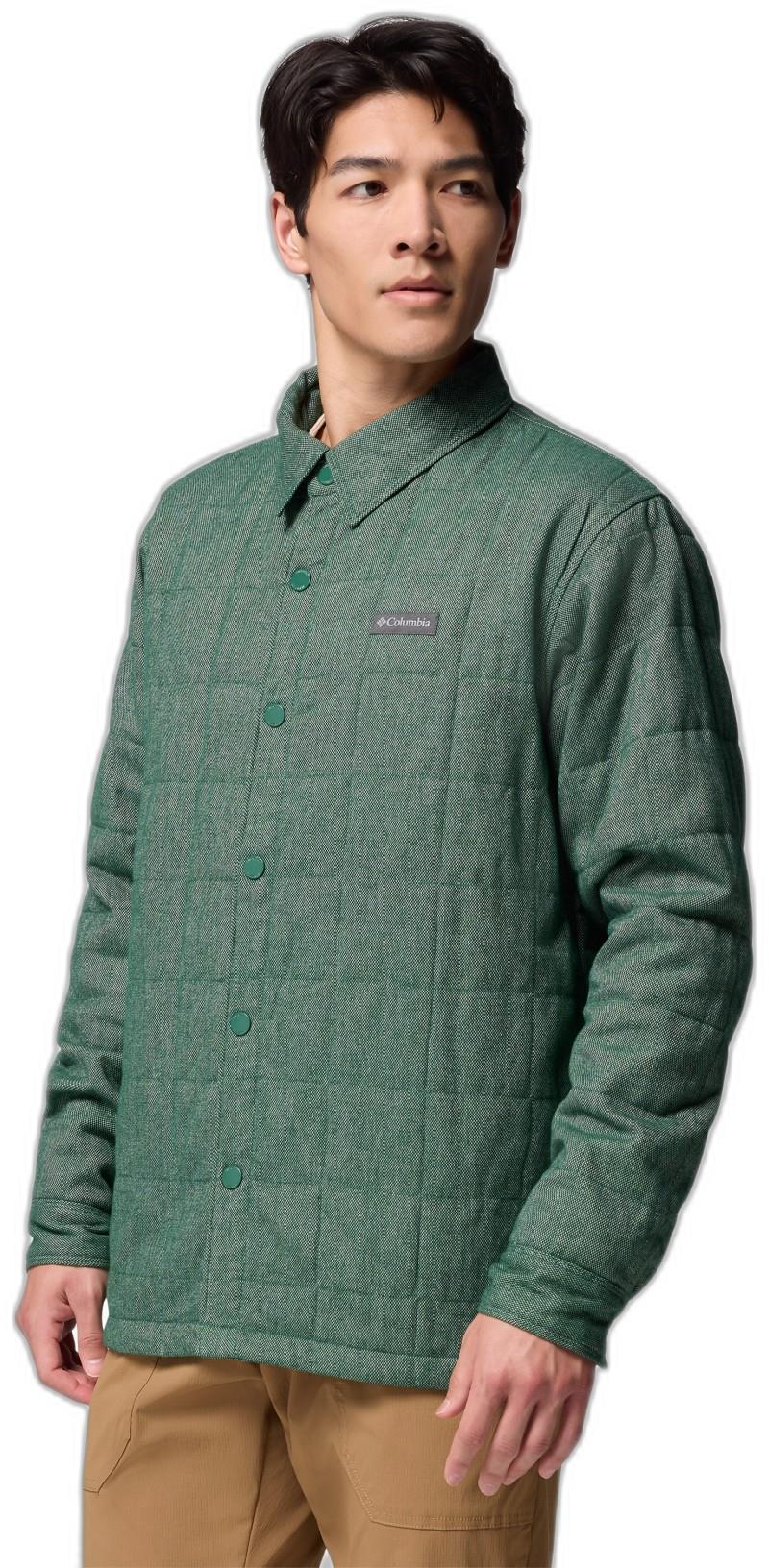 Landroamer Quilted Shirt Jacket - Mens - rain forest 1