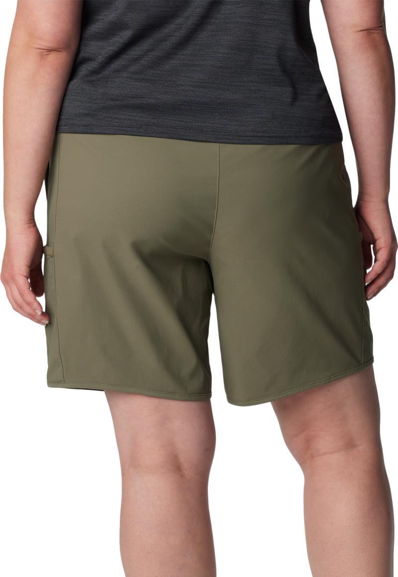 Leslie Falls Long Shorts, 9" Inseam, Extended - Womens - Stone Green 2