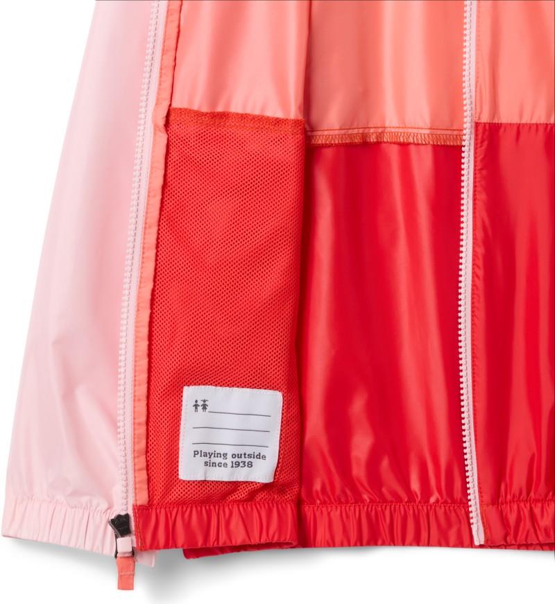 Lily Basin II Jacket - Youth Girls - hot coral / satin pink / poppy red 1