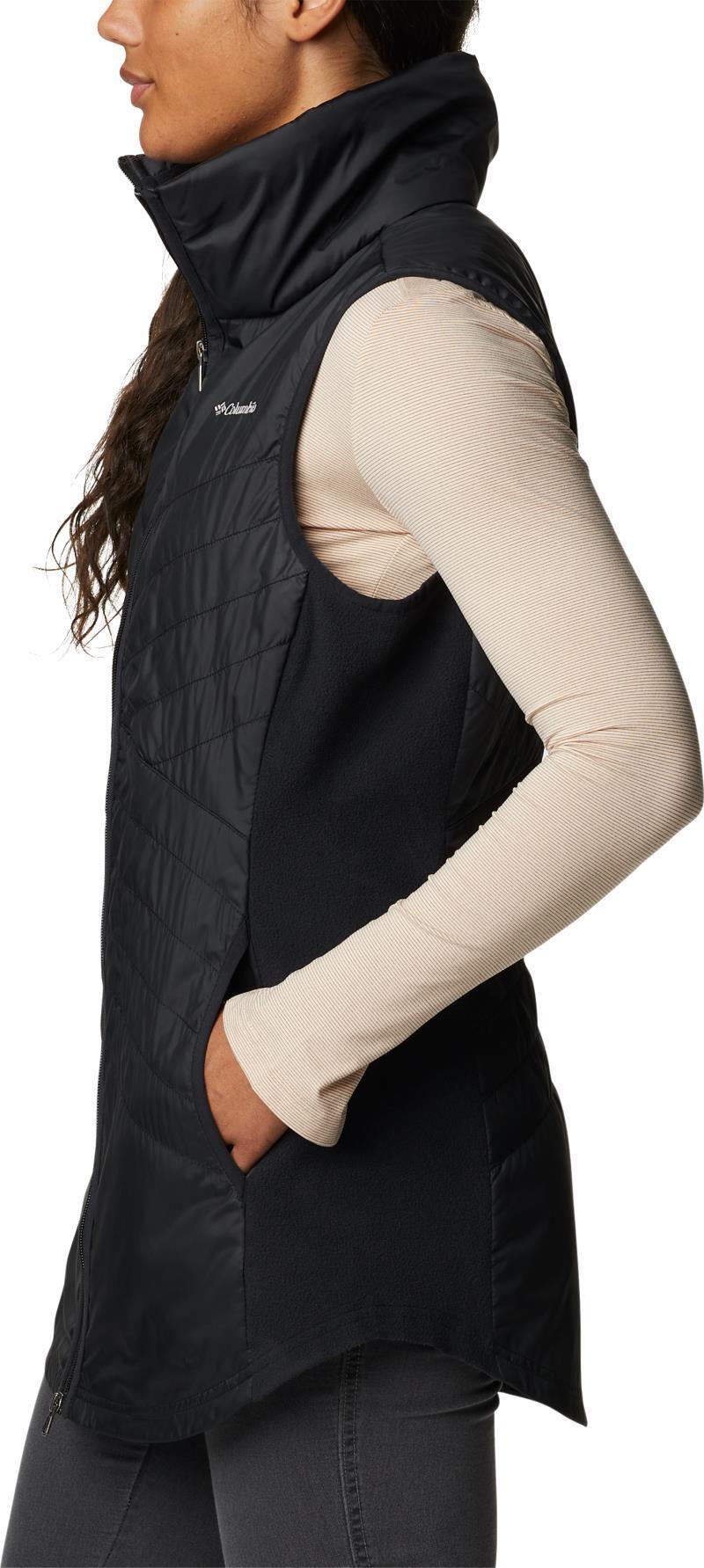 Mix It Around Long Vest - Womens - Black 5