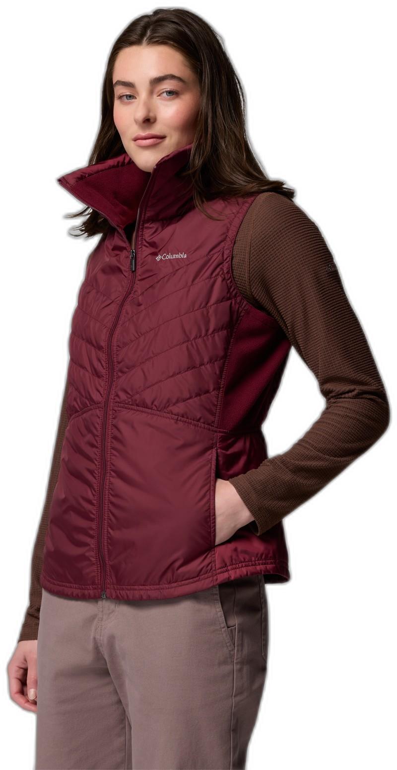 Mix It Around Vest III - Womens - rich wine 1