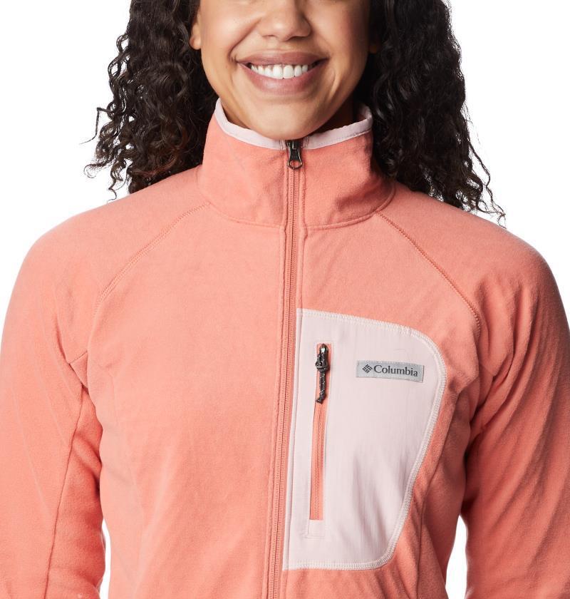 Outdoor Tracks Full Zip - Womens - Faded Peach / Dusty Pink 6