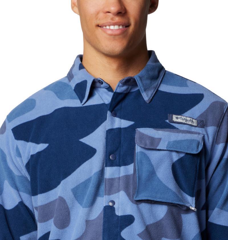 PFG Fall River Over Shirt - Mens - Bluebell Inlets Camo 6