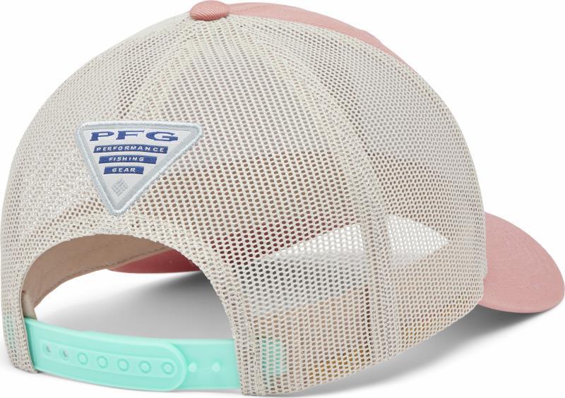 PFG Mesh Ball Cap - Womens - Sandalwood Pink / Fossil / PFG Palms 2