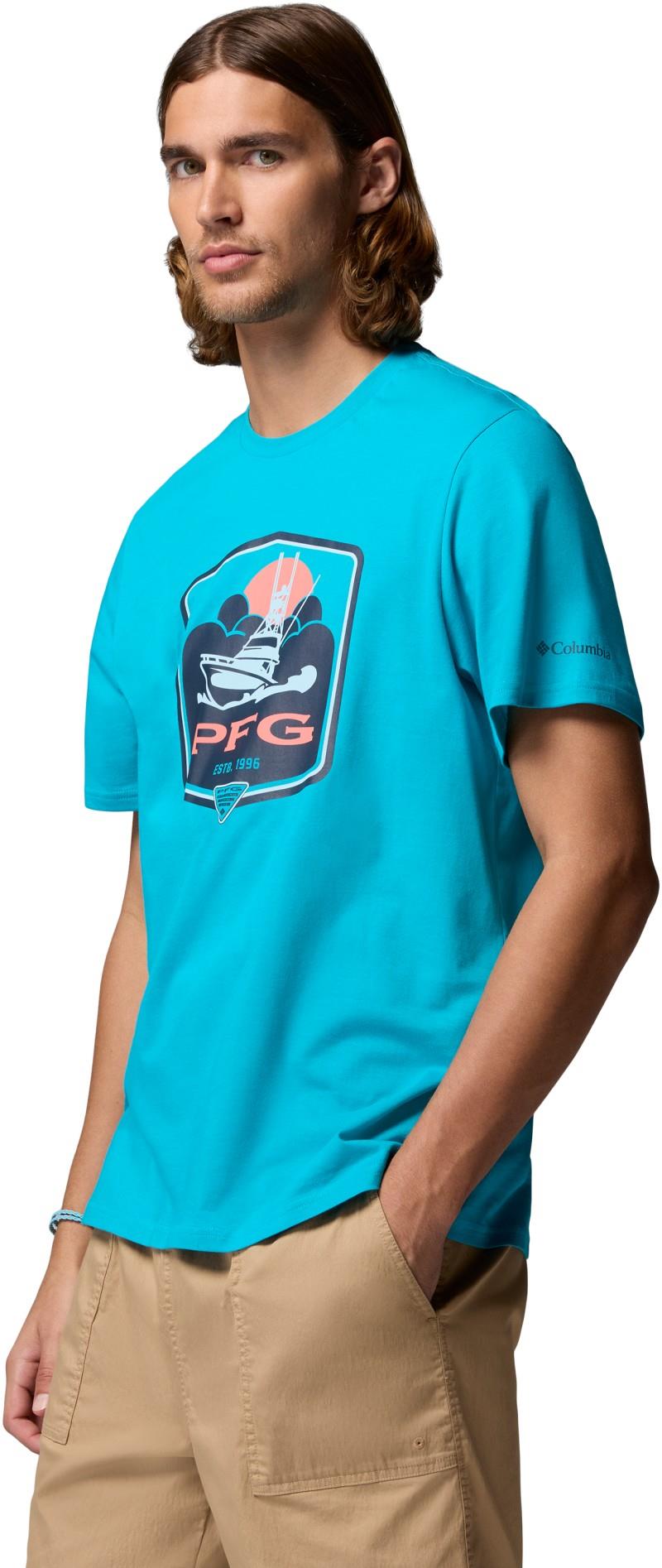 PFG Shield SS - Mens - ocean teal 1