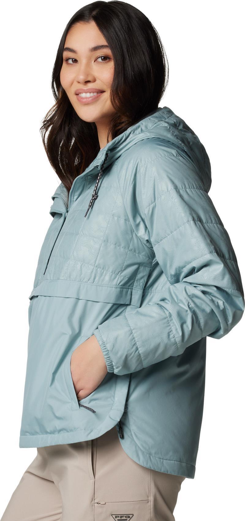 PFG Uncharted Anorak - Womens - Crushed Blue / Uncharted Waters Emboss 7