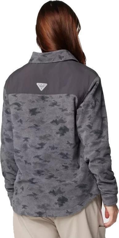 PFG Uncharted Fleece Overshirt - Womens - Shark Uncharted Waters 2