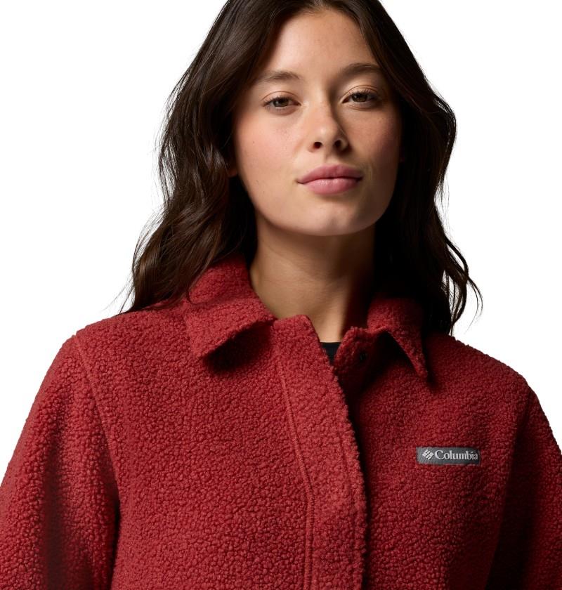 Panorama Shirt Jacket - Womens - red oxide 1
