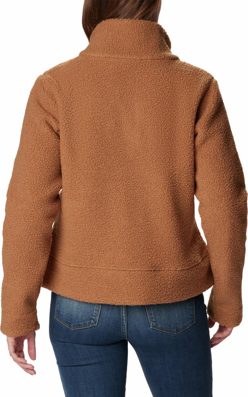 Panorama Snap Fleece Jacket - Womens - Camel Brown 2