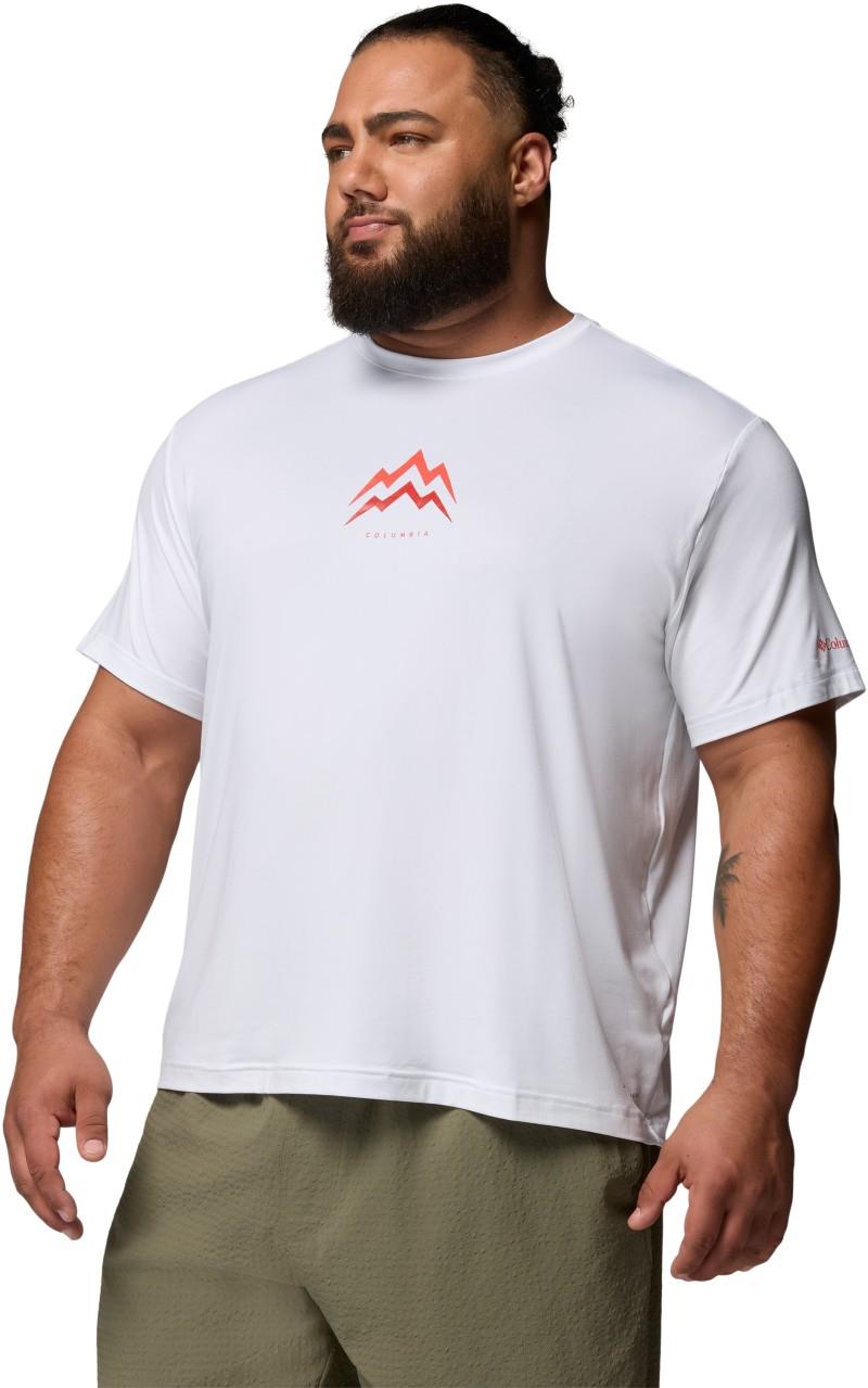 Parsons Point SS Graphic Tee, Extended - Mens - white / pointed peaks 1