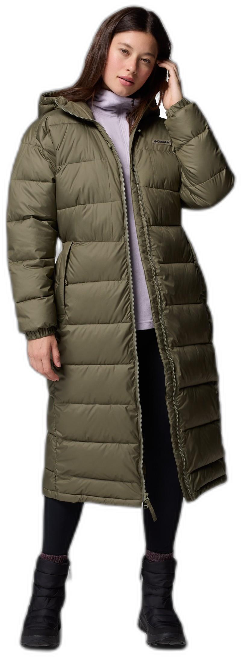 Pike Lake III Long Jacket - Womens - stone green 1