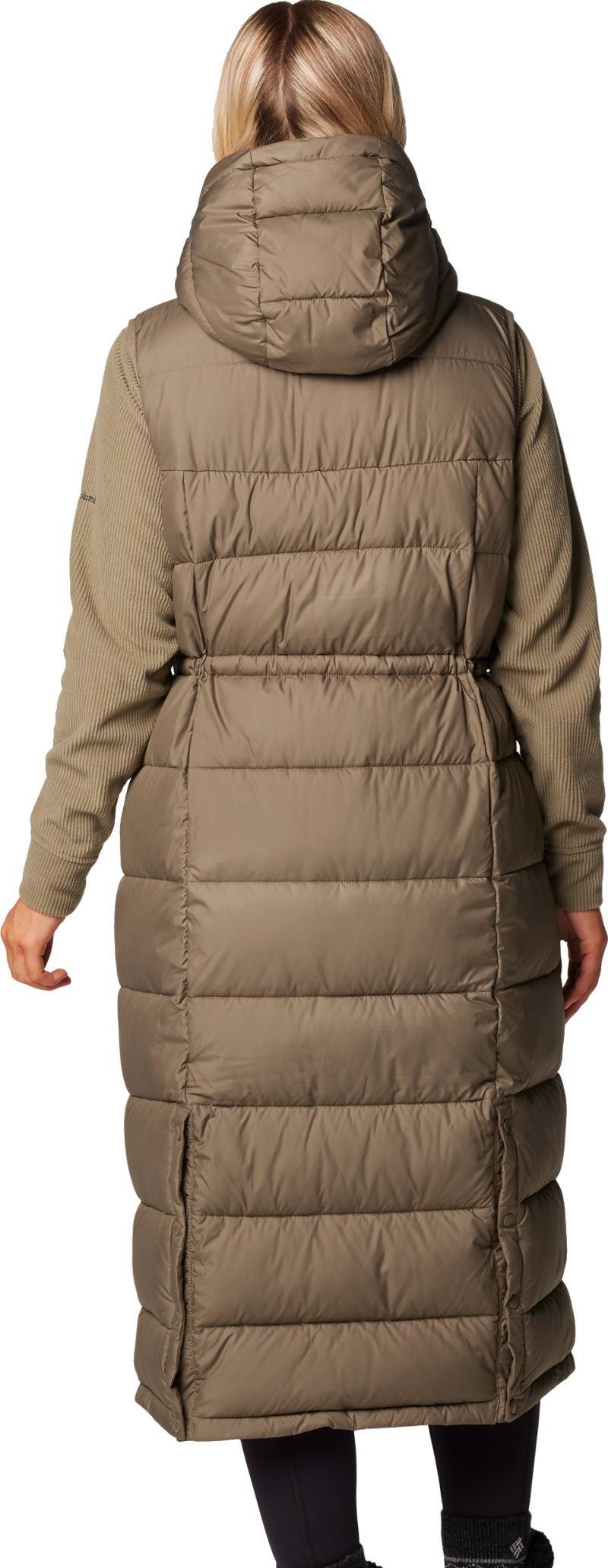 Pike Lake Long Vest, Extended - Womens - Stone Green 2
