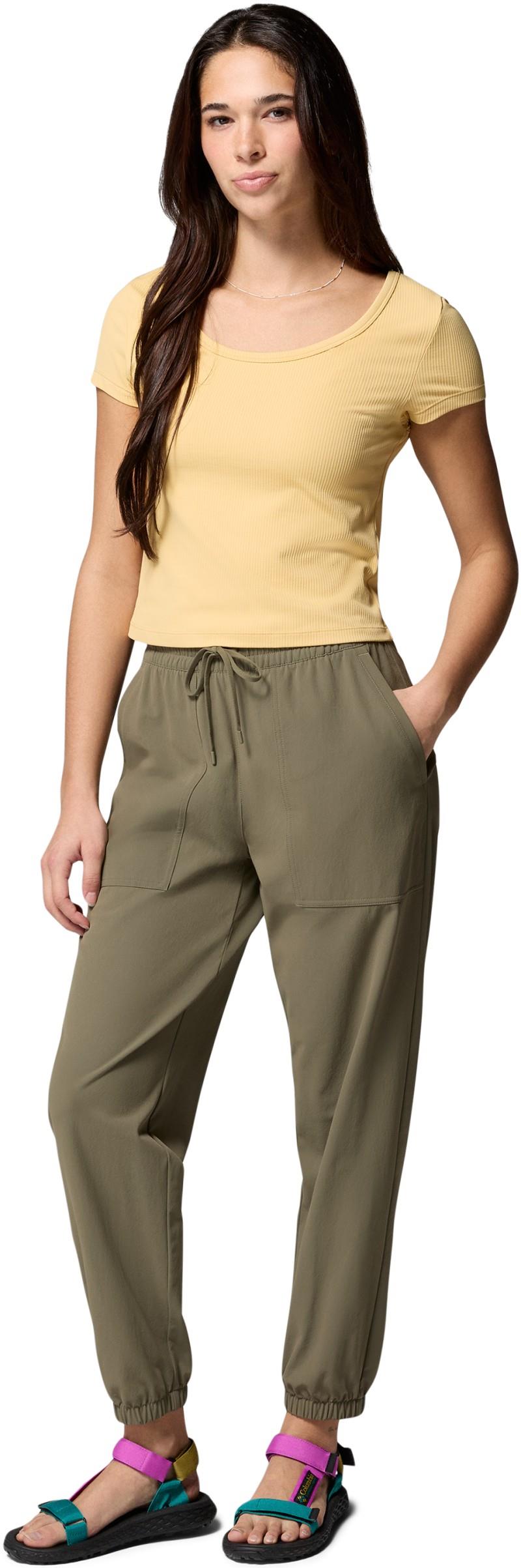 Pinetown Canyon Joggers, Long - Womens - stone green 1