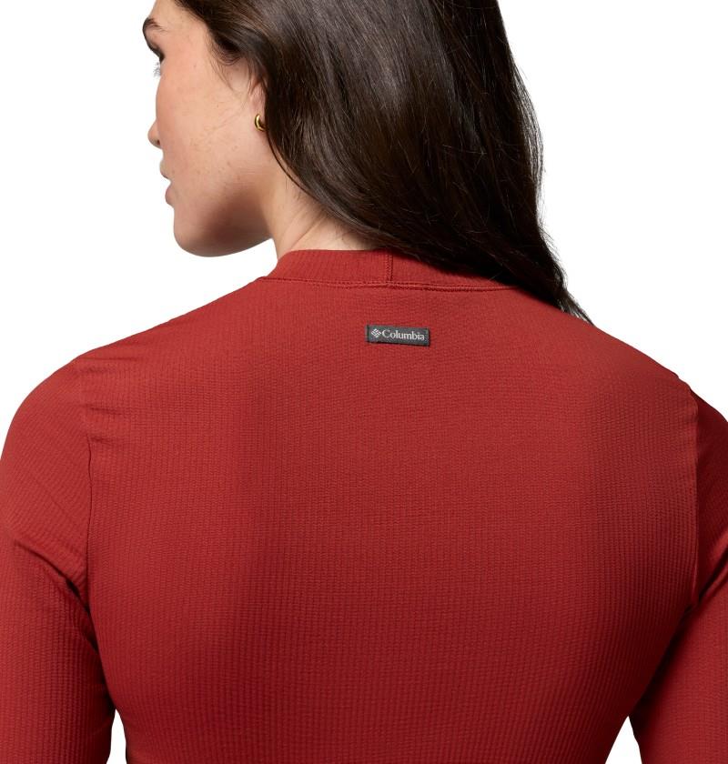 Pinetown Canyon LS Mockneck - Womens - red oxide 1