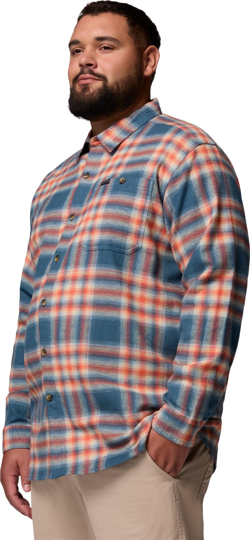 Pitchstone Heavyweight Flannel II, Extended - Mens - everblue twilight ombre 1