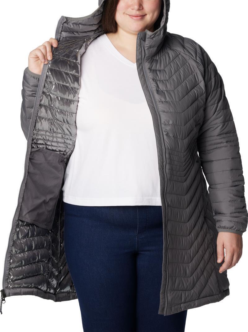 Powder Lite Mid Jacket - Plus - Womens - City Grey 5