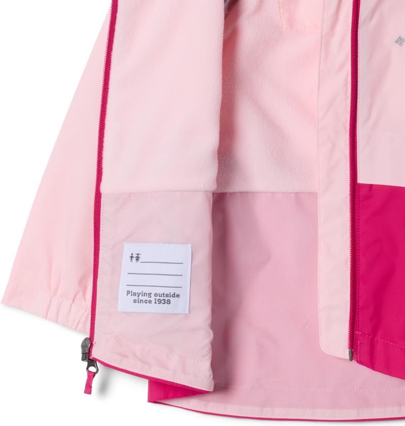 Rain-Zilla II Jacket - Toddler Girls - satin pink / guava pink 1