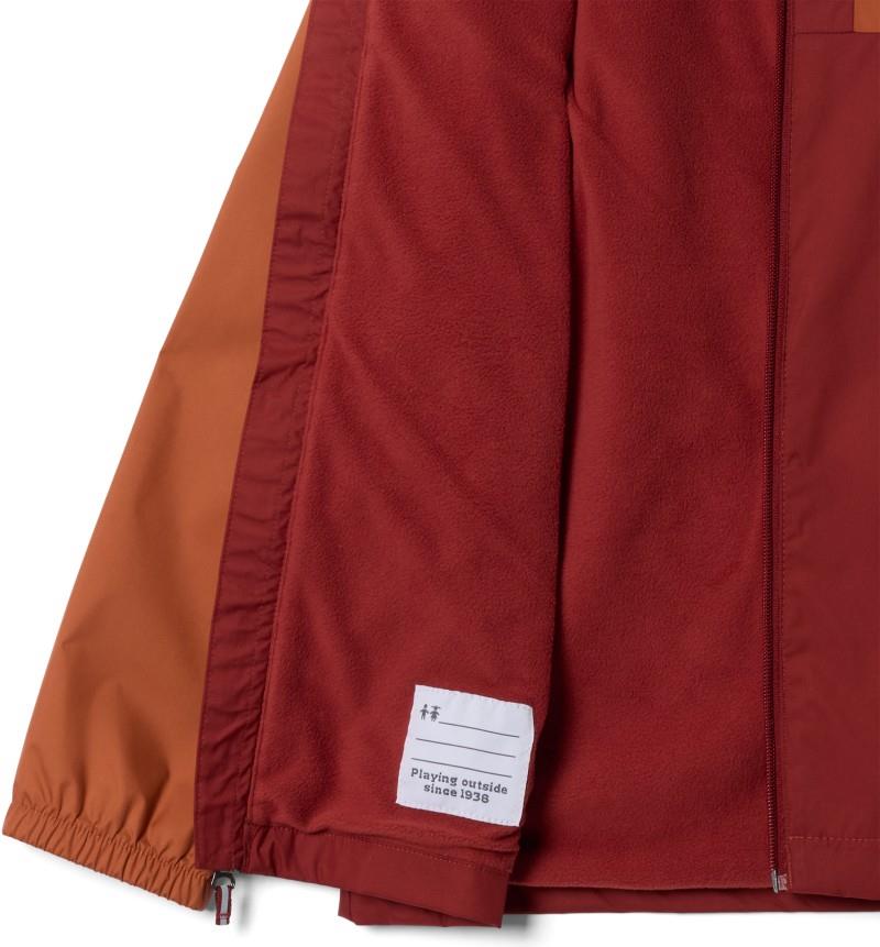 Rainy Trails III Fleece Lined Jacket - Toddler Boys - red oxide / teak brown 1