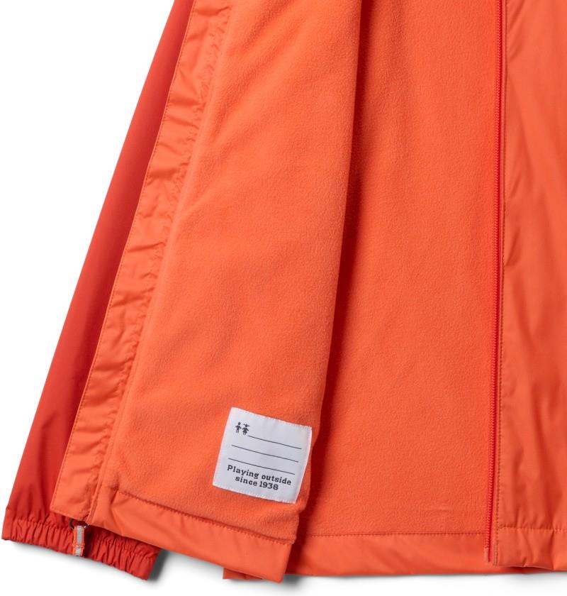 Rainy Trails III Fleece Lined Jacket - Youth Boys - zing / super sonic 1