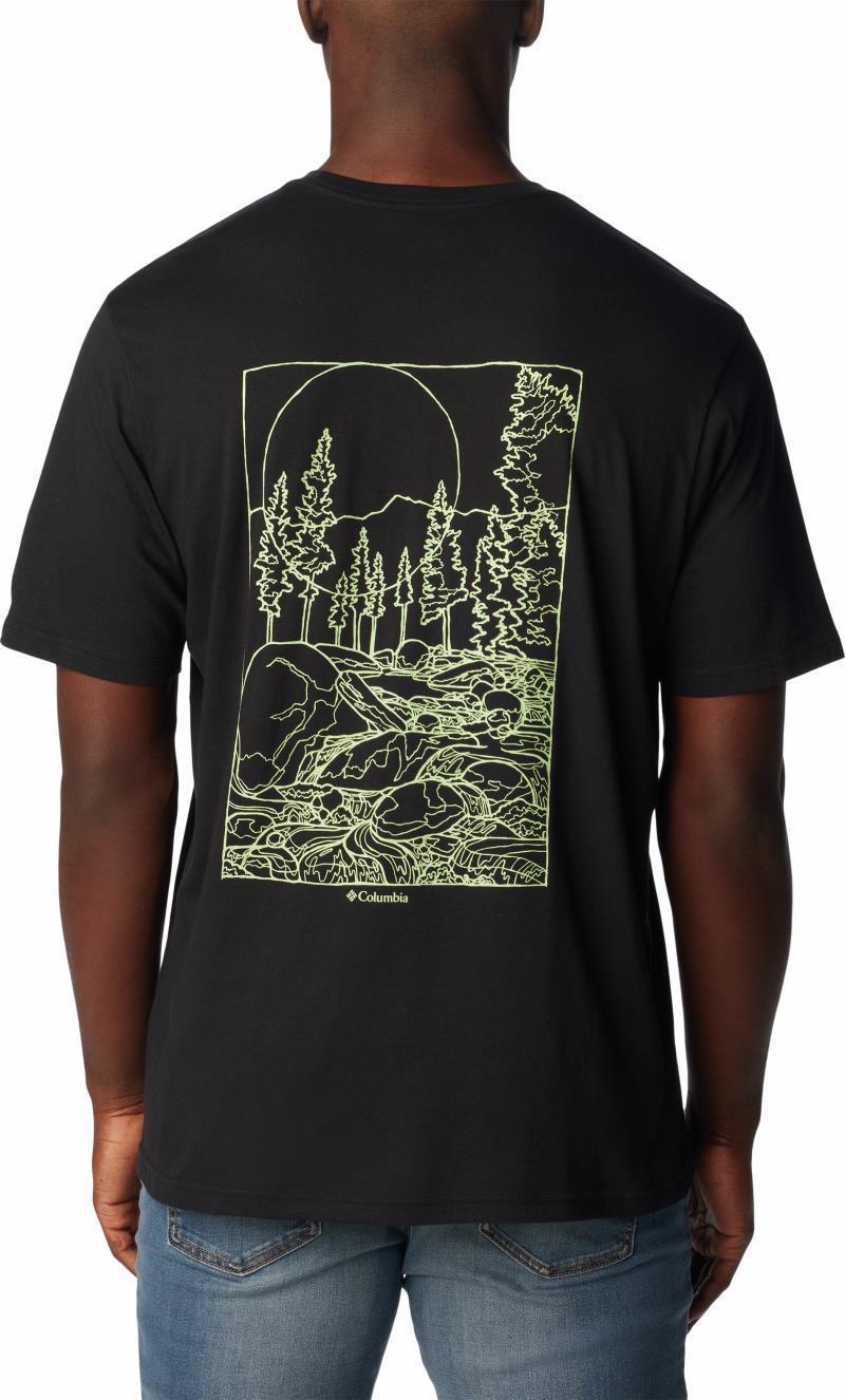 Rockaway River Back Graphic SS Tee - Mens - Black / Rocky Road 2