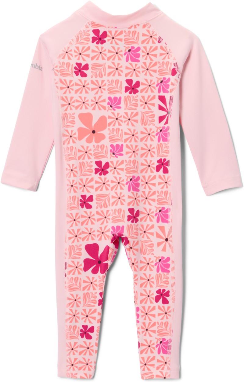 Sandy Shores II Sunsuit - Infant - satin pink sunbursts / satin pink 1