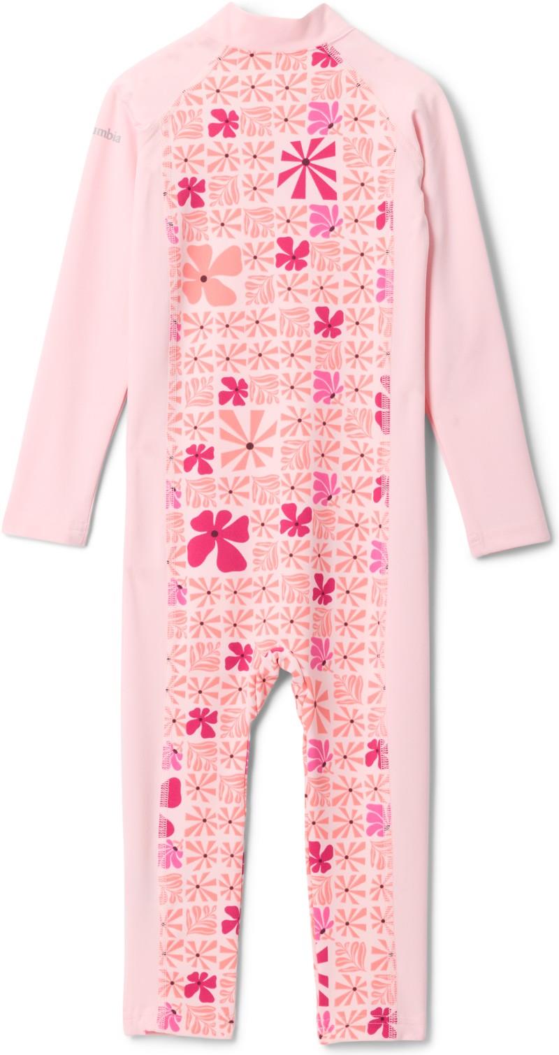 Sandy Shores II Sunsuit - Toddler - satin pink sunbursts / satin pink 1