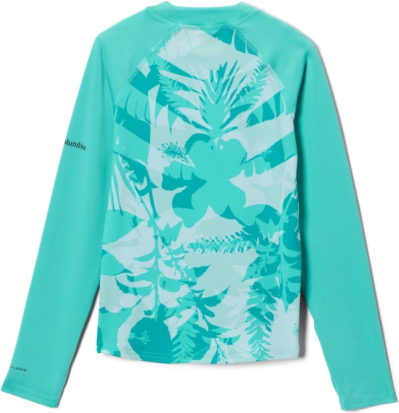 Sandy Shores Printed LS Sunguard - Youth - dolphin botaniflage / dolphin 1