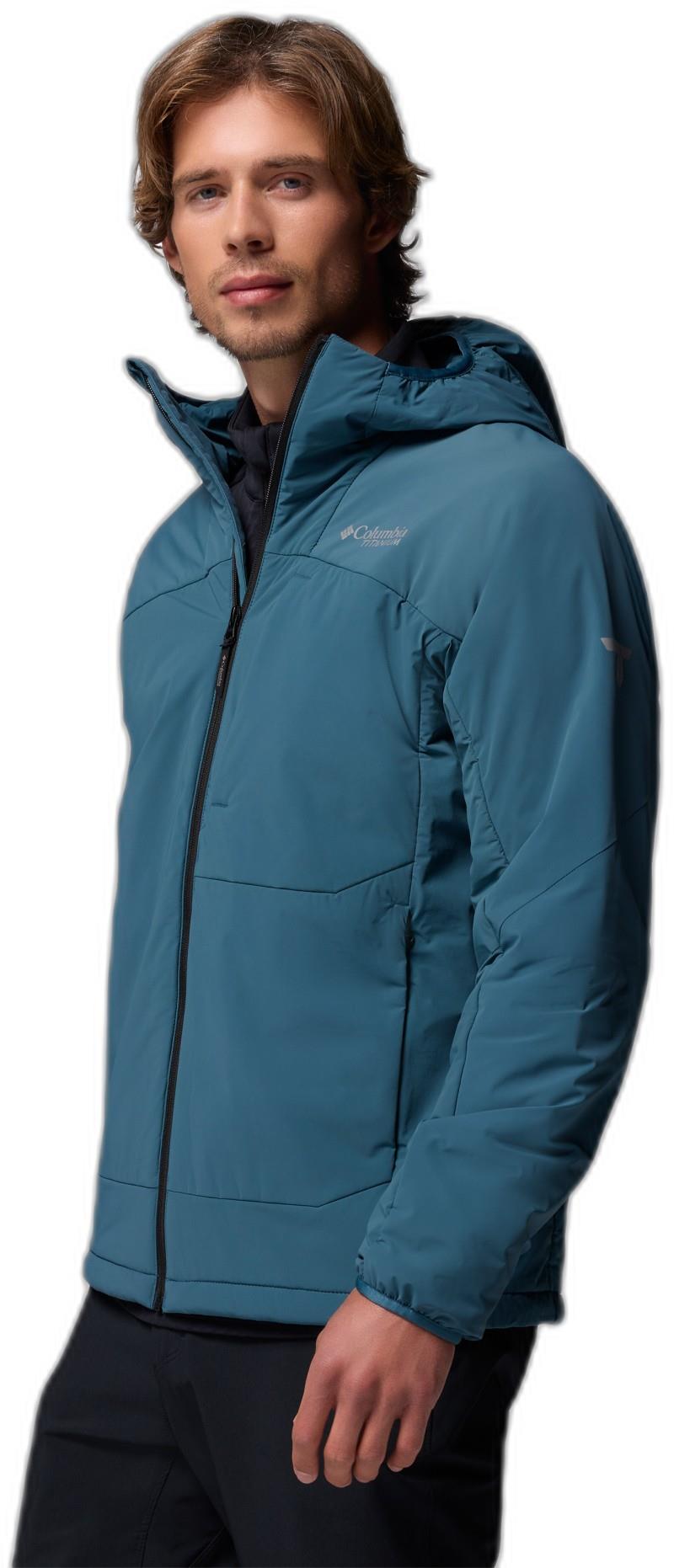 Silver Leaf Lite Hooded Jacket - Mens - everblue 1