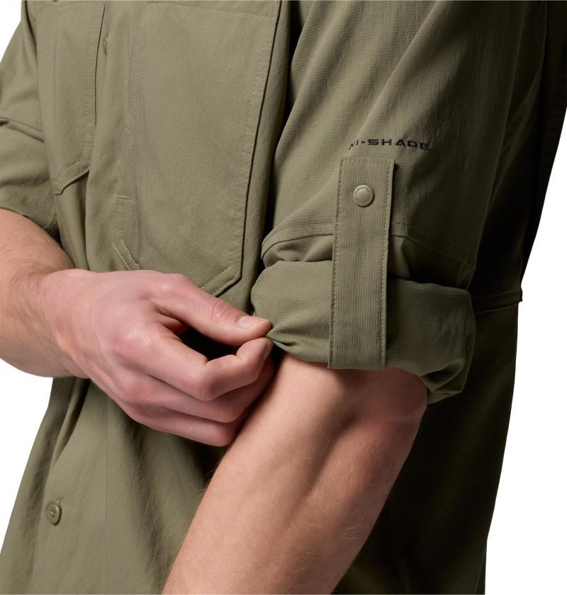 Silver Ridge Utility II LS Shirt, Tall - Mens - stone green 1