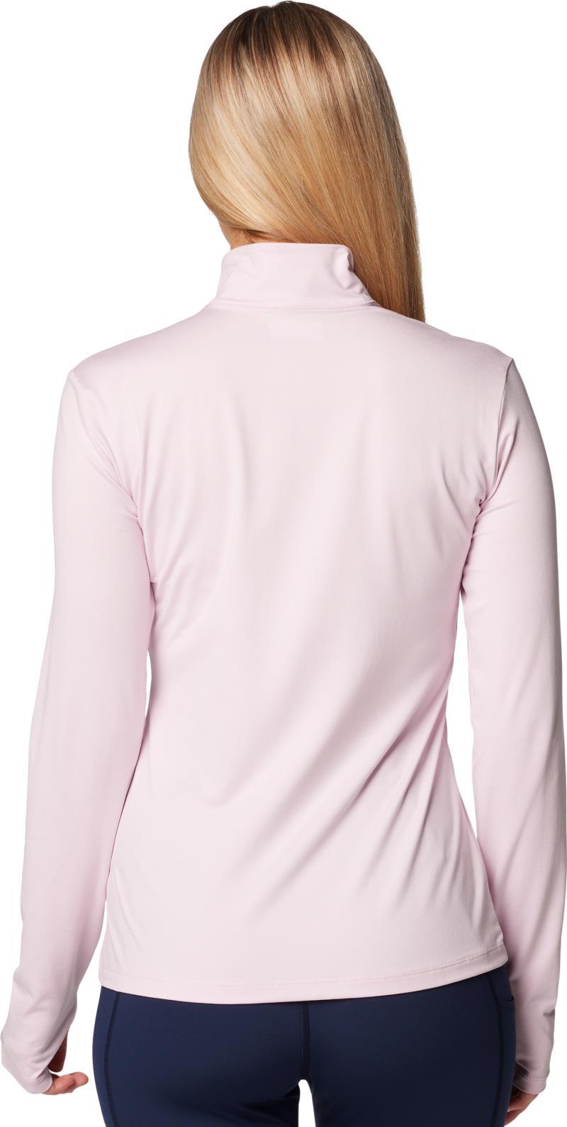 Sloan Ridge 1/4 Zip - Womens - Pink Dawn Heather 3