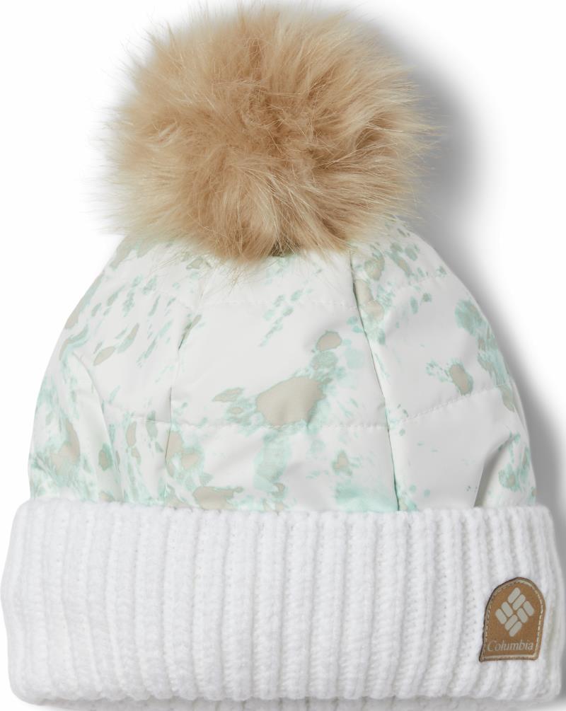 Snow Diva Beanie - Womens - White Flurries / White 1