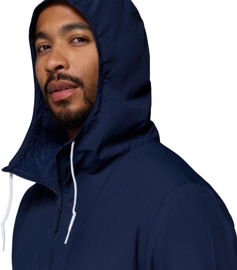 Spire Valley Hooded Windbreaker - Mens - collegiate navy / white 1